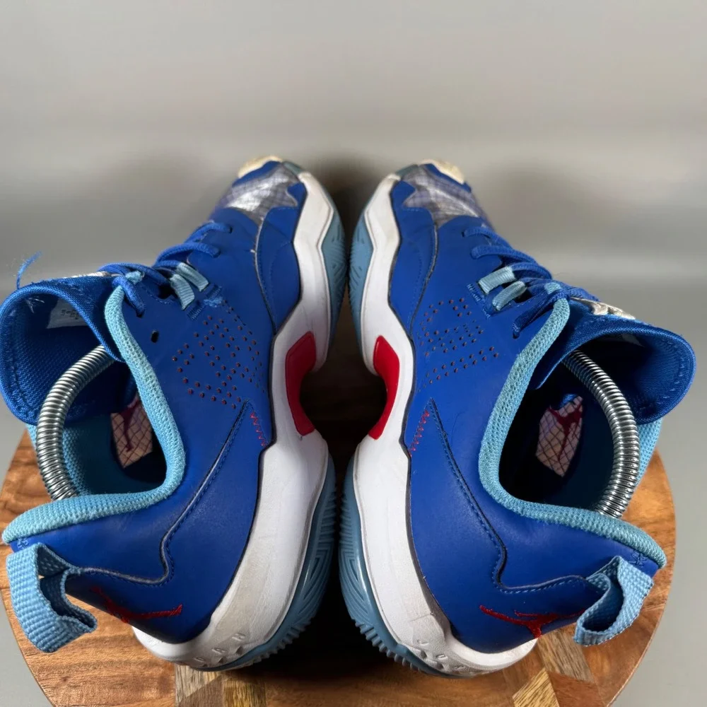 Jordan One Take 4 Game‎ Royal Basketball Shoes Men's Size 9 Blue Red Sneakers
